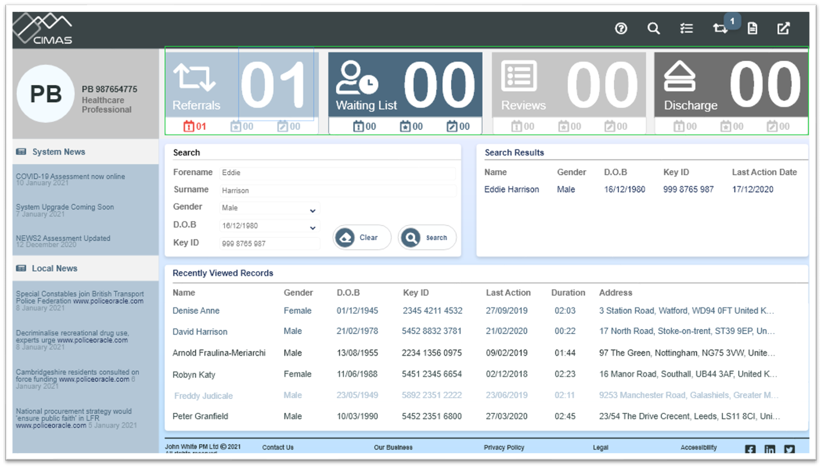 CIMAS Online